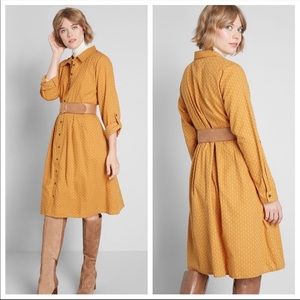 ModCloth Broadcast-or Coordinator Shirt Dress